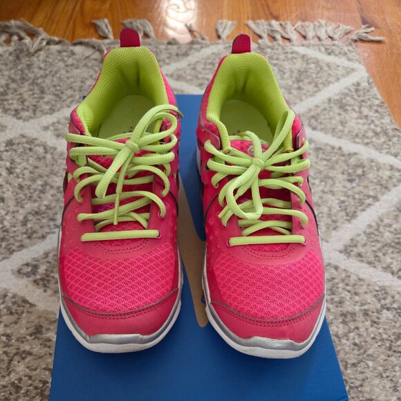 Asics Gel-Sustain TR 2 Running Shoes Womens Size 6.6 Pink Yellow Sneakers S398Y - Picture 4 of 5